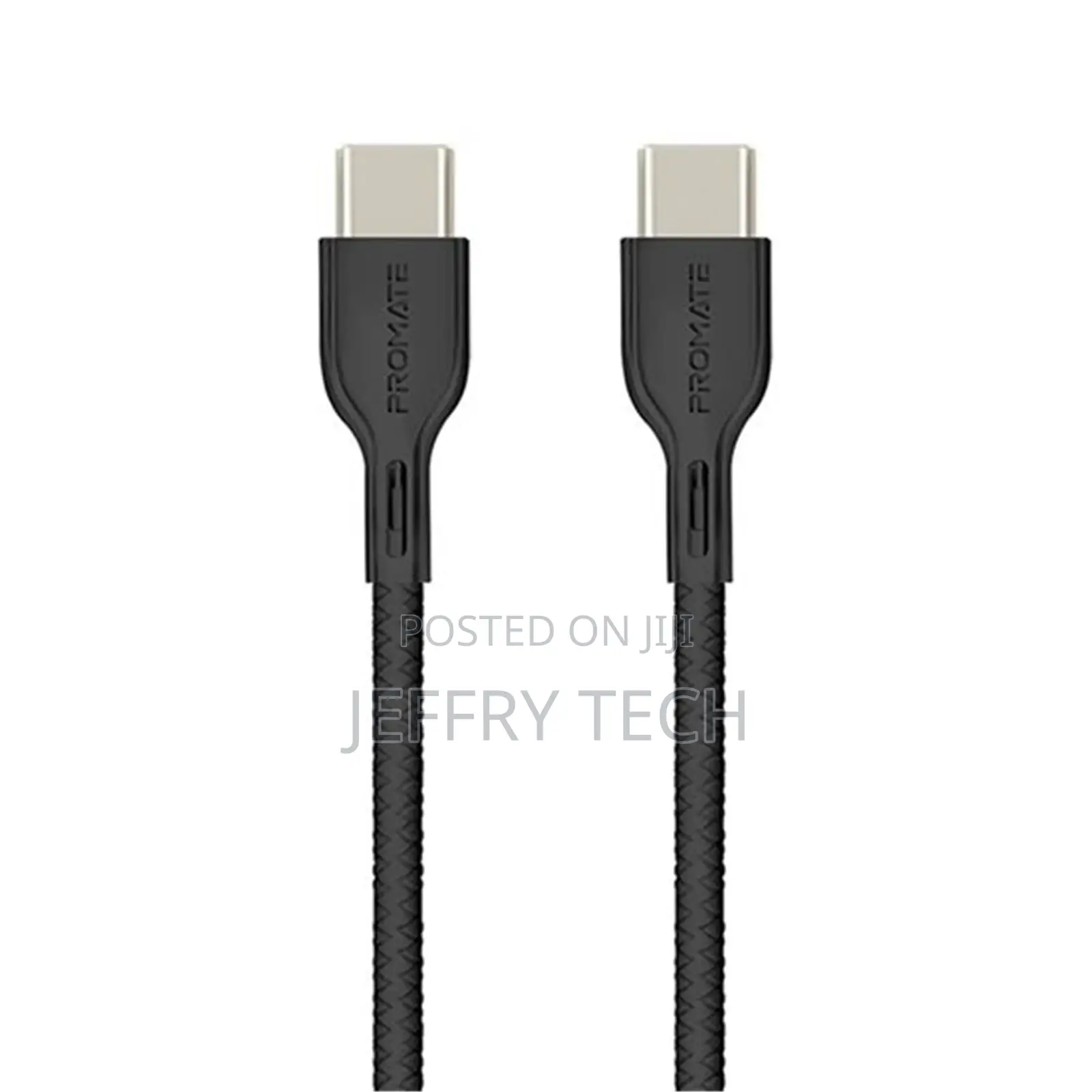 Promate POWERBEAM-CC2.BL 2m 60W USB-C To USB-C Cable With Po