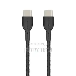 Promate POWERBEAM-CC2.BL 2m 60W USB-C To USB-C Cable With Po