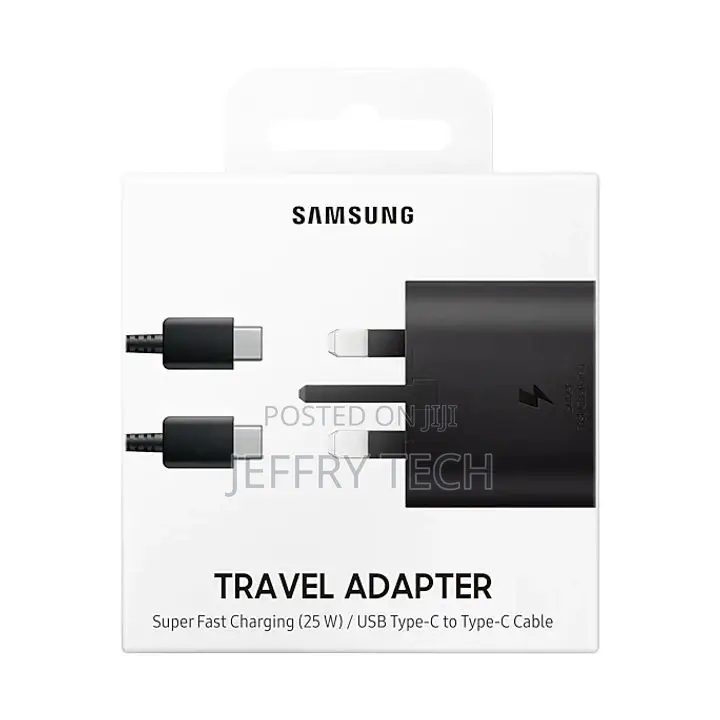 SAMSUNG 25W USB-C to USB-C Fast Charging Charger for Note10+