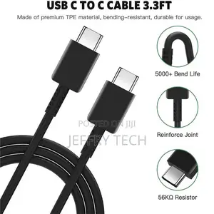 SAMSUNG 25W USB-C to USB-C Fast Charging Charger for Note10+