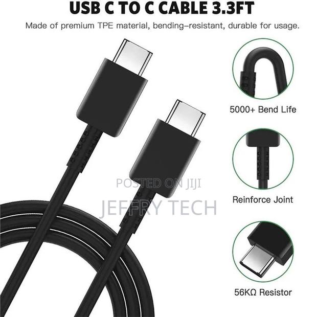 SAMSUNG 25W USB-C to USB-C Fast Charging Charger for Note10+ - thumbnail 2