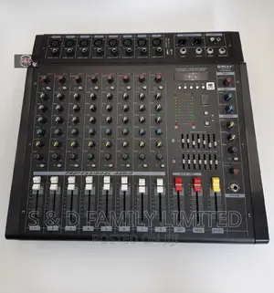 Omax 8 Channels Powered Mixer