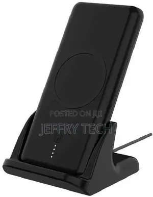 Powerology 2 in 1 Fast Wireless Power Bank 10000mah - Black