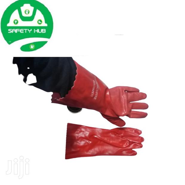 PVC Chemical Gloves On Sale