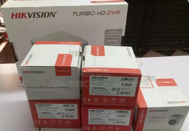 Four Hikvision 720P 1mp Complete CCTV Cameras System Packag