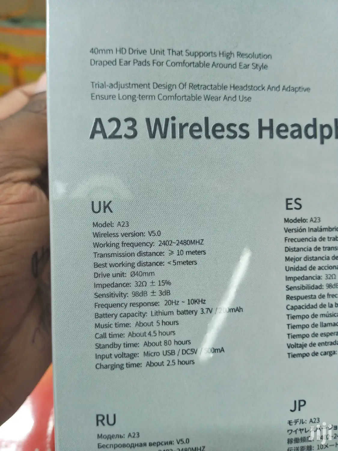 Celebrat Wireless/Wired Headphone.