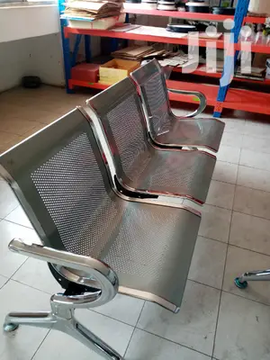Modern Non Padded Linked Waiting Chair