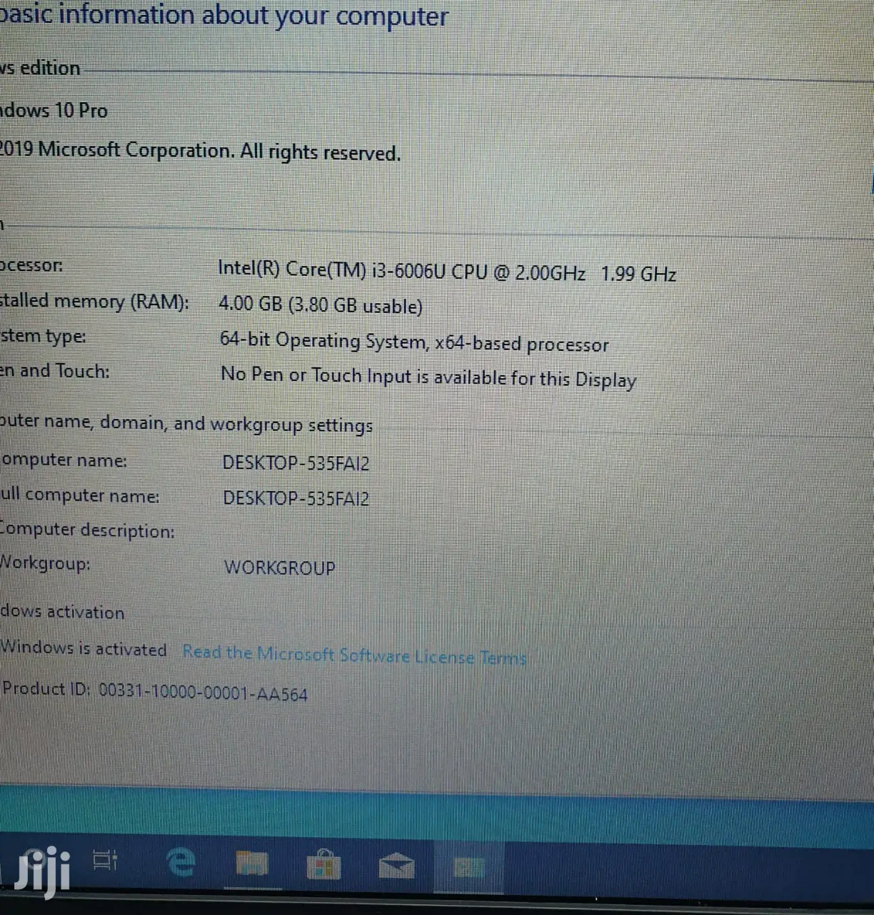 Laptop Lenovo V110 4GB Intel Core I3 HDD 1T