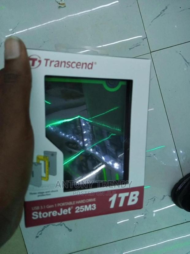 Original Transcend Storejet External Harddisk-1tb(1000GB) - thumbnail 4