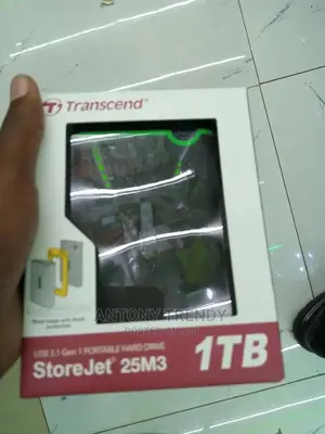 Original Transcend Storejet External Harddisk-1tb(1000gb)