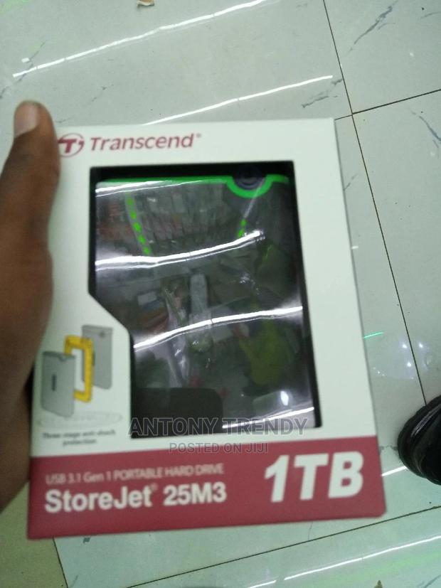 Original Transcend Storejet External Harddisk-1tb(1000GB) - thumbnail 3
