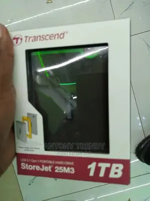 Original Transcend Storejet External Harddisk-1tb(1000gb)