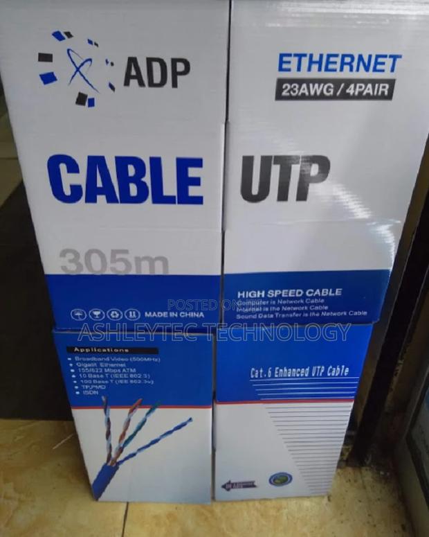 CAT6 Network LAN Cable Ethernet UTP Cable Blue