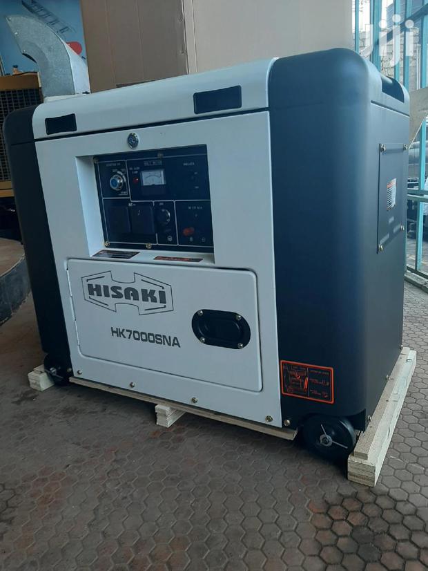 Hisaki Silent 7kva Power Generator Set.