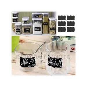 Container Blackboard Sticker Pantry Kitchen Jar Organizer