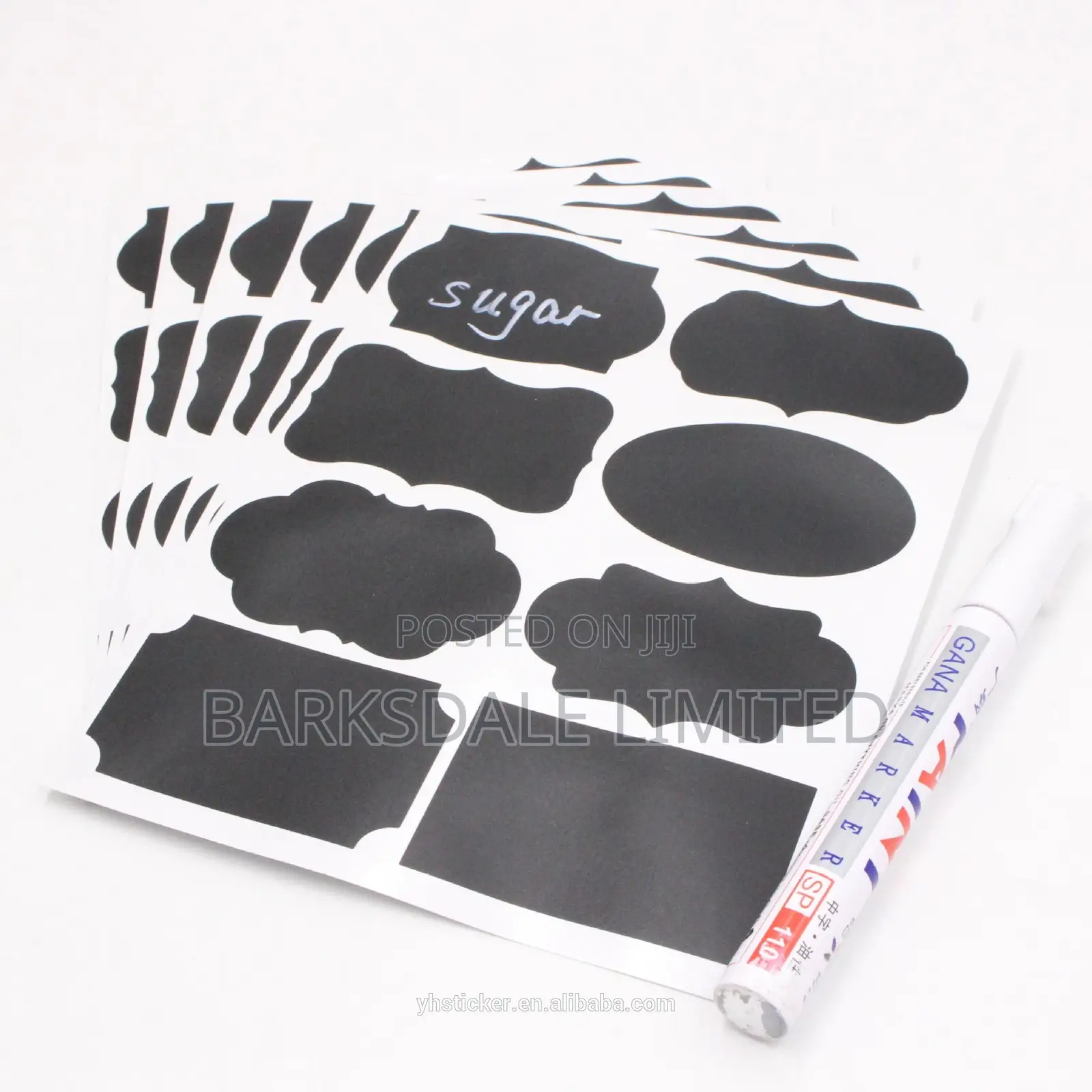 Container Blackboard Sticker Pantry Kitchen Jar Organizer