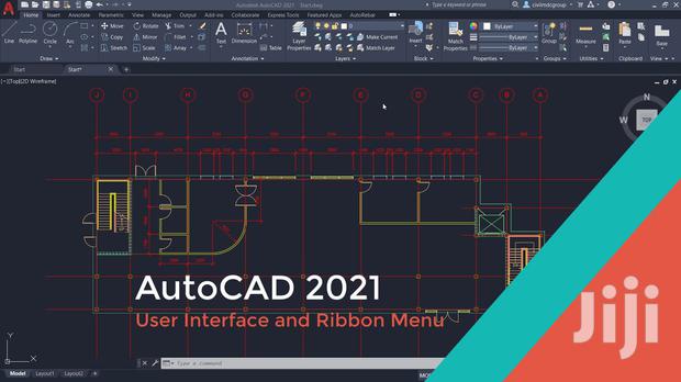 Autocad 2021 - main view
