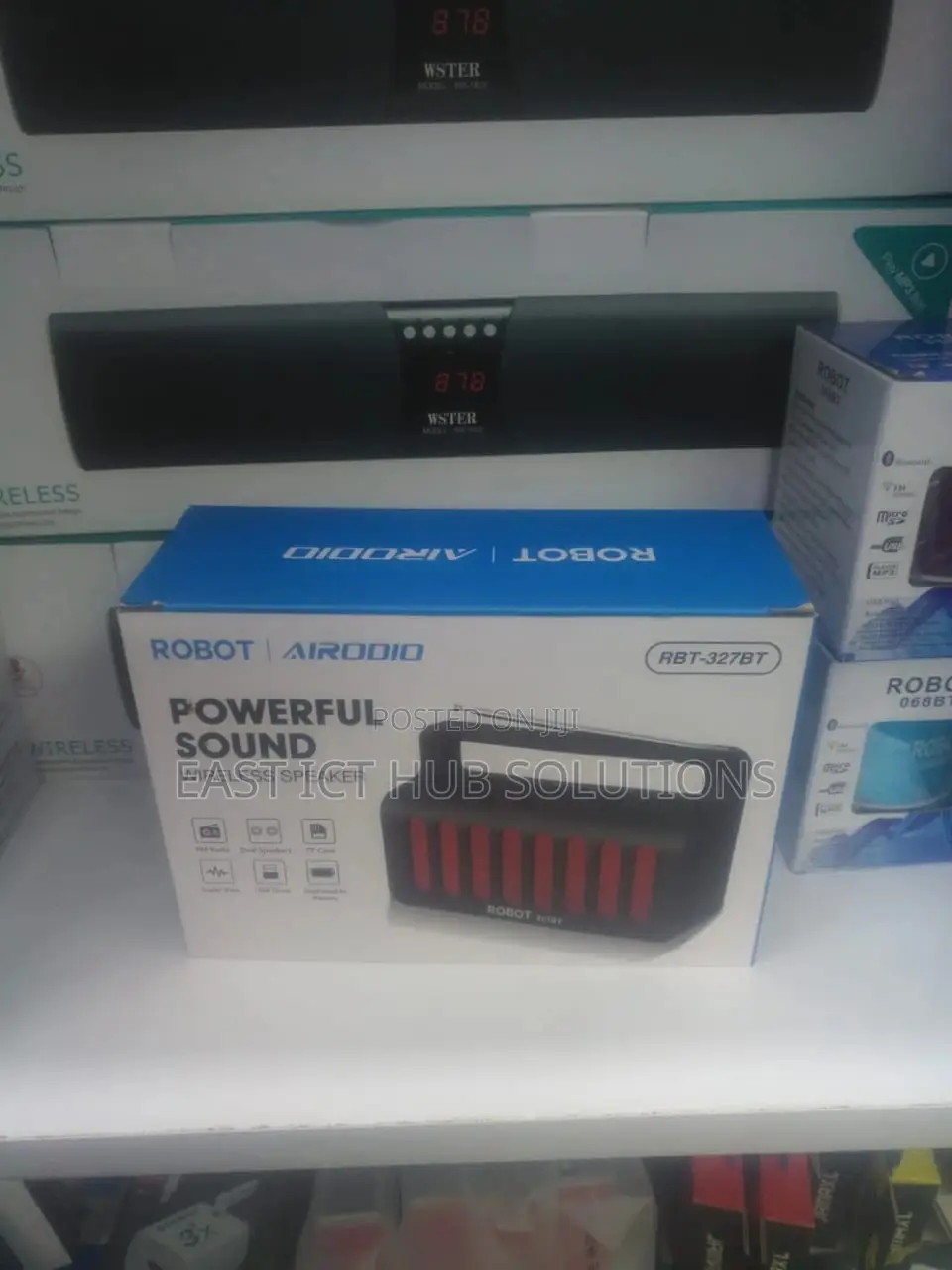 Robot Powerful Bluetooth Speaker +FM