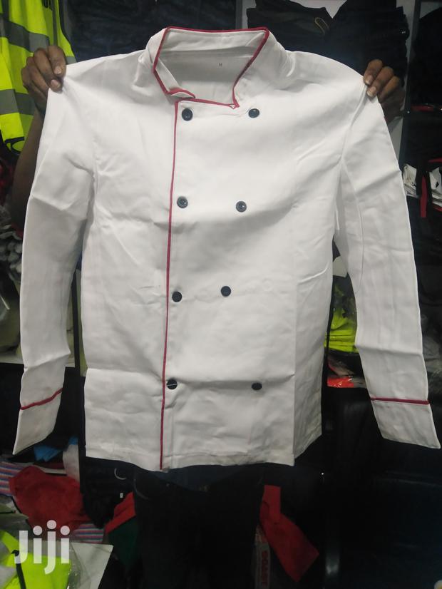Chef Jackets-White Red Deco - thumbnail 5