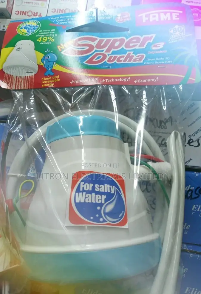 Salty Water Instant Shower