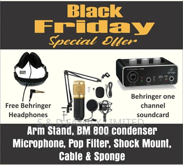 Black Friday Offer on Studio Equipment - main view