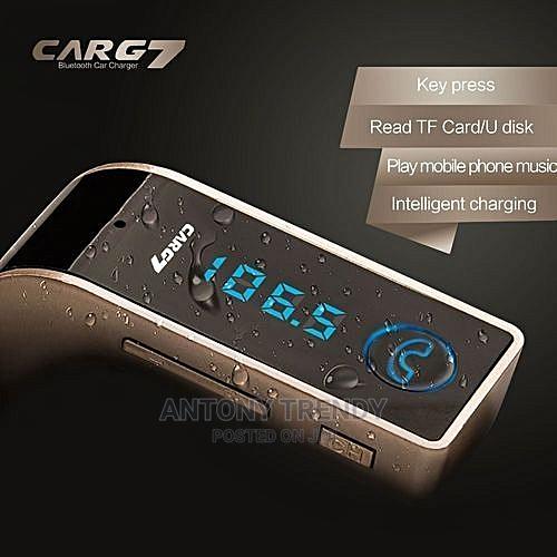 4-in-1 Hands Free Wireless Bluetooth FM Transmitter G7