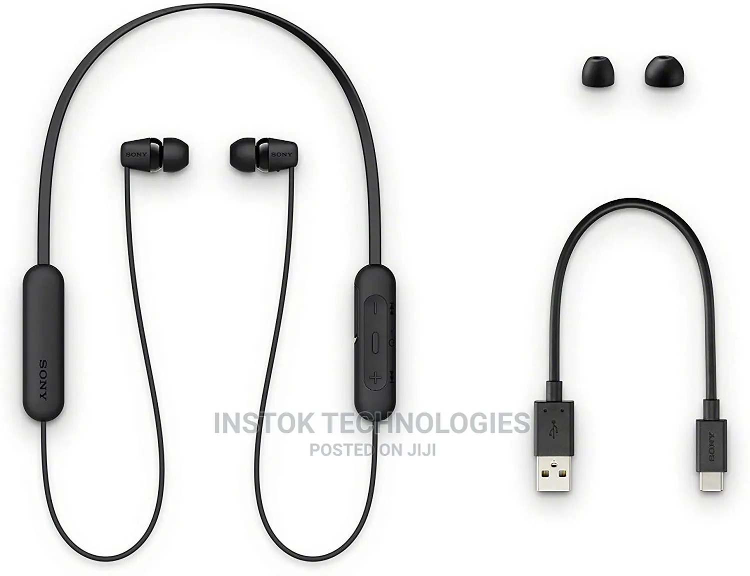 Sony WI-C200 Wireless In-ear Headset/Headphones With Mic For