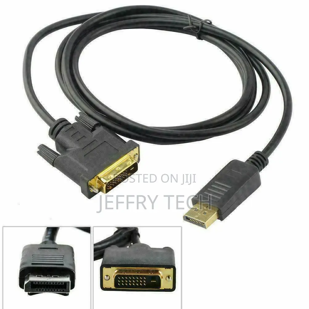 Displayport DP to DVI-D Male Dual Link Cable 1080p Adapter