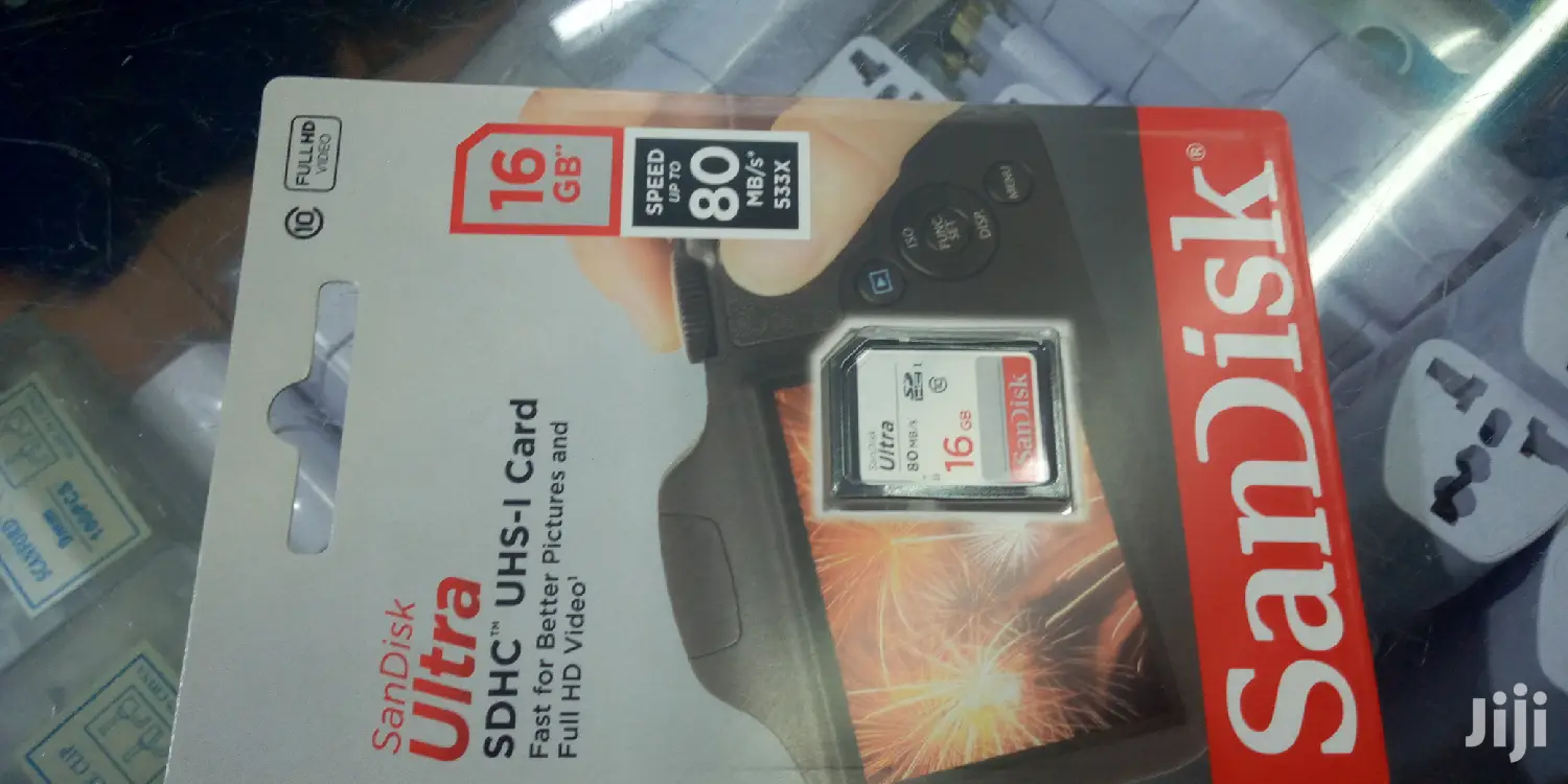 16 Gb Sandisk Ultra SDHC UHS-1 Card