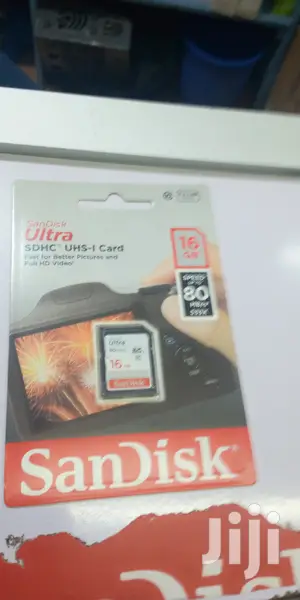 16 Gb Sandisk Ultra SDHC UHS-1 Card