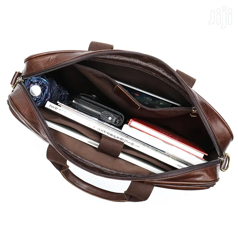 Genuine Leather Laptop Bag # 8841