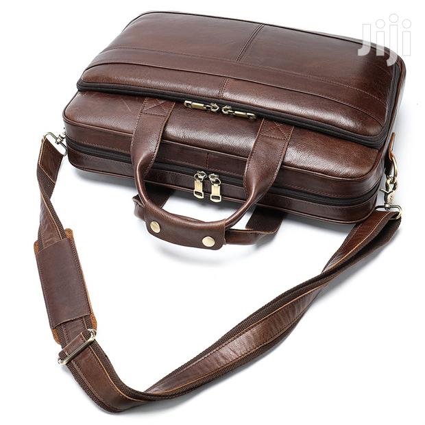 Genuine Leather Laptop Bag # 8841 - thumbnail 3