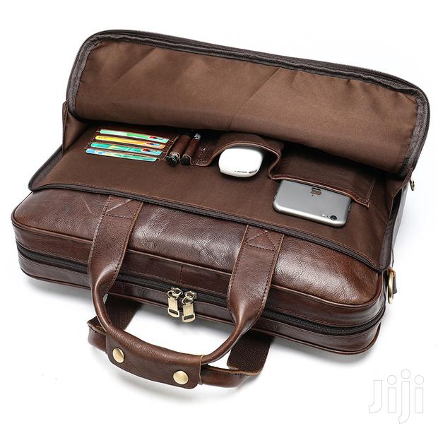 Genuine Leather Laptop Bag # 8841 - thumbnail 4