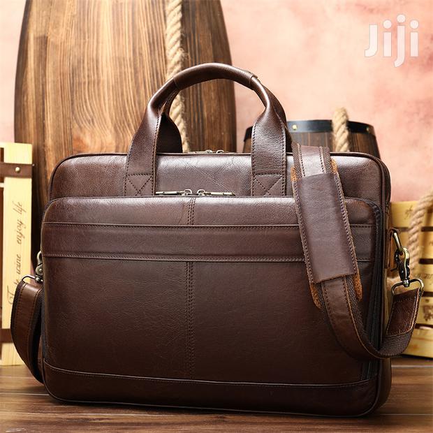 Genuine Leather Laptop Bag # 8841 - thumbnail 2