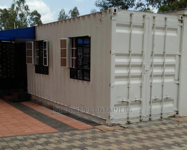 Container Fabricated Into Office - main view