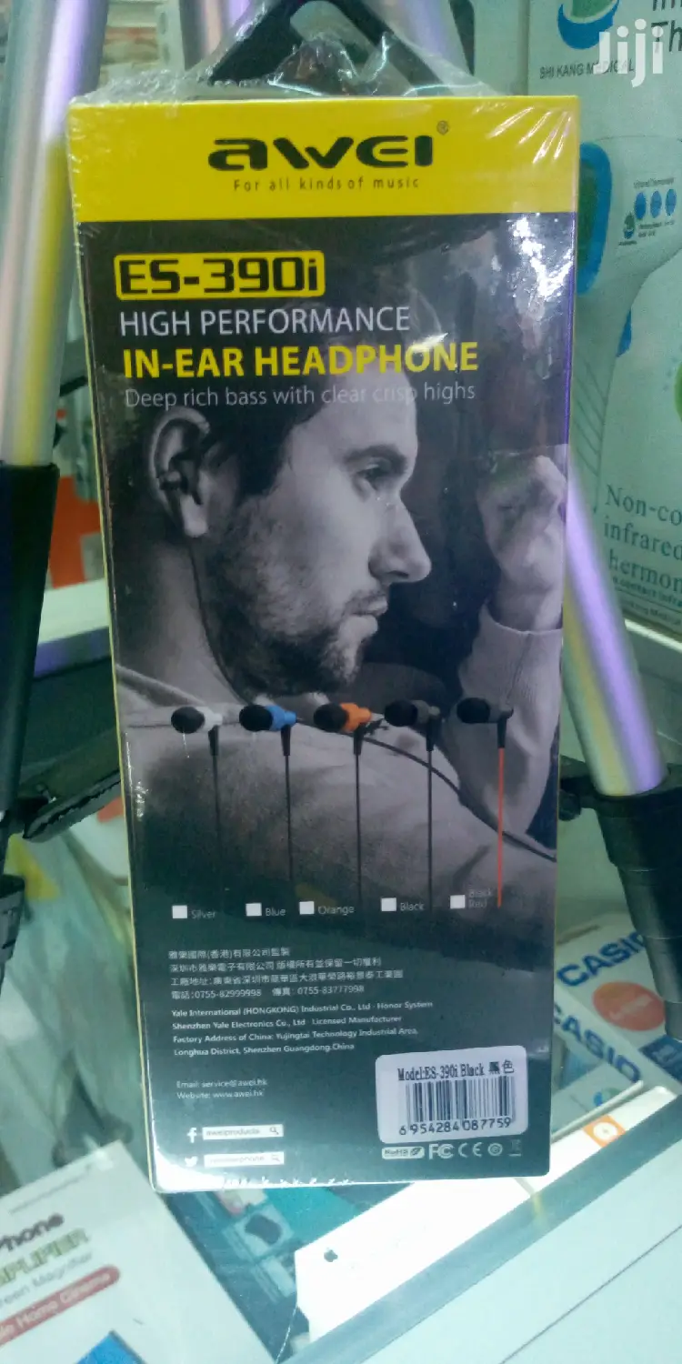 Awei In-ear Stereo Wired Earphone With 1•2 Meter Cable.