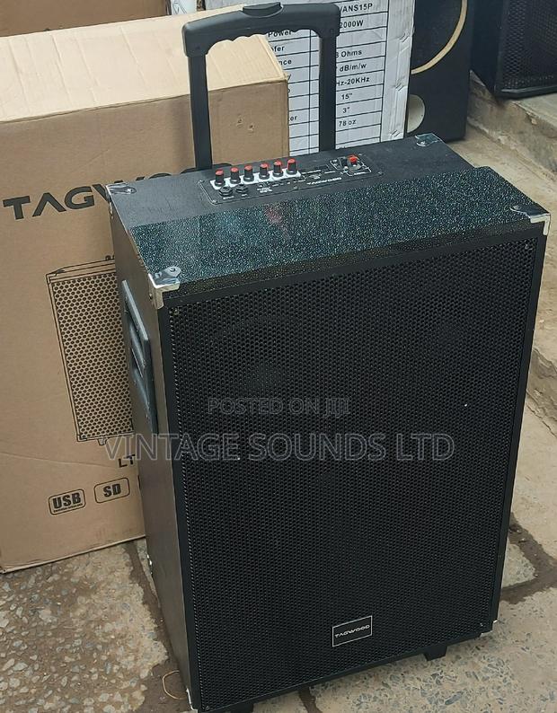15 Inch Tagwood Portable Speaker