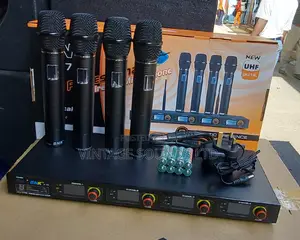 Bnk X75 Professional 4 In 1 Uhf Wireless Microphone