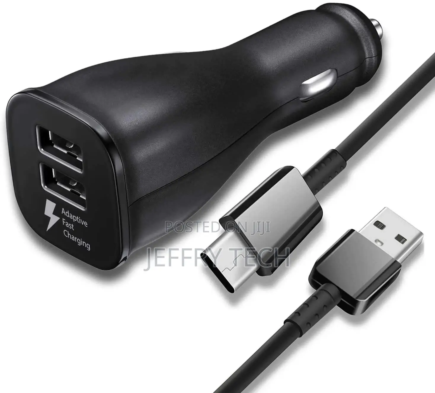 Genuine Samsung 15W Fast Car Charger Adapter 2 Port USB Type
