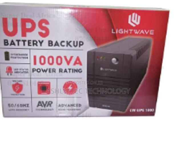 1,000 VA Or1kva Line Interactive Lightwave UPS Power Back UP - main view