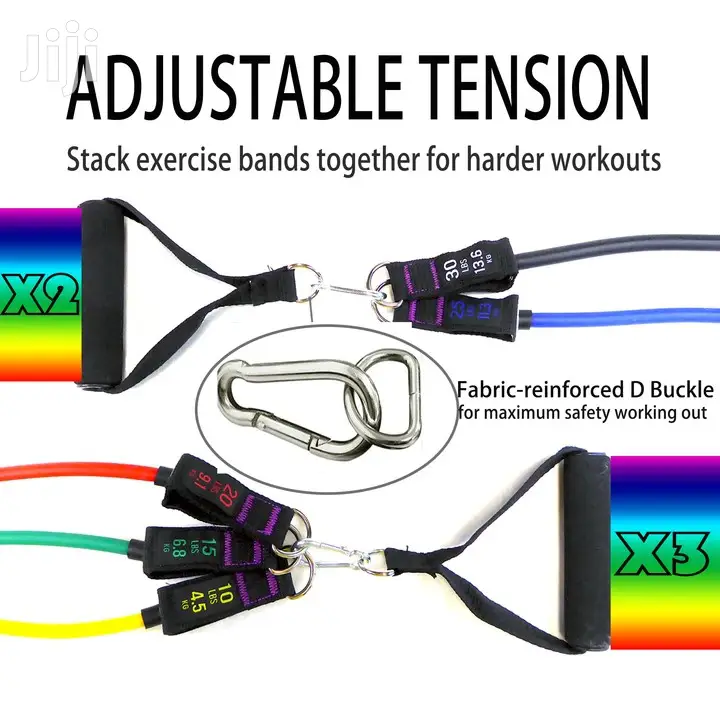 11pcs Resistance Bands