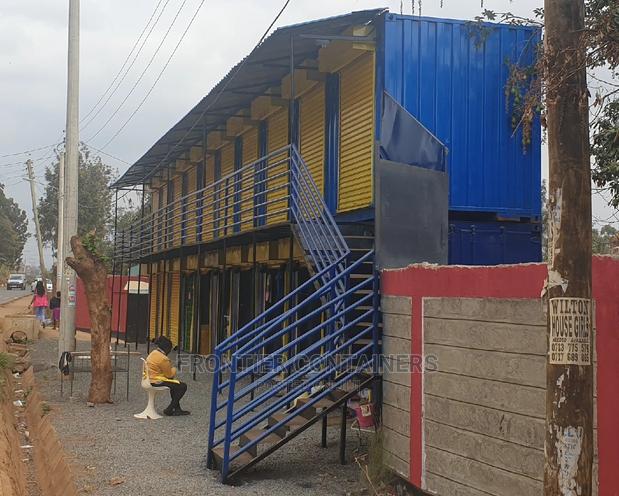 Container Shops Stacked With Staircase and Balcony - thumbnail 2