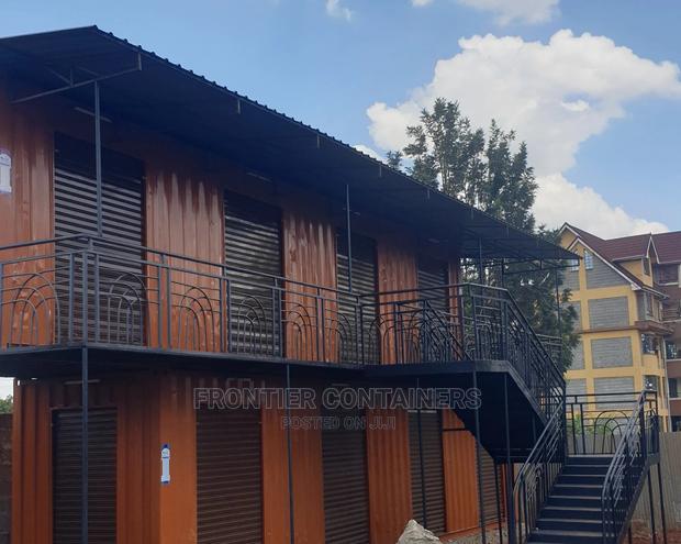 Container Shops Stacked With Staircase and Balcony - thumbnail 3