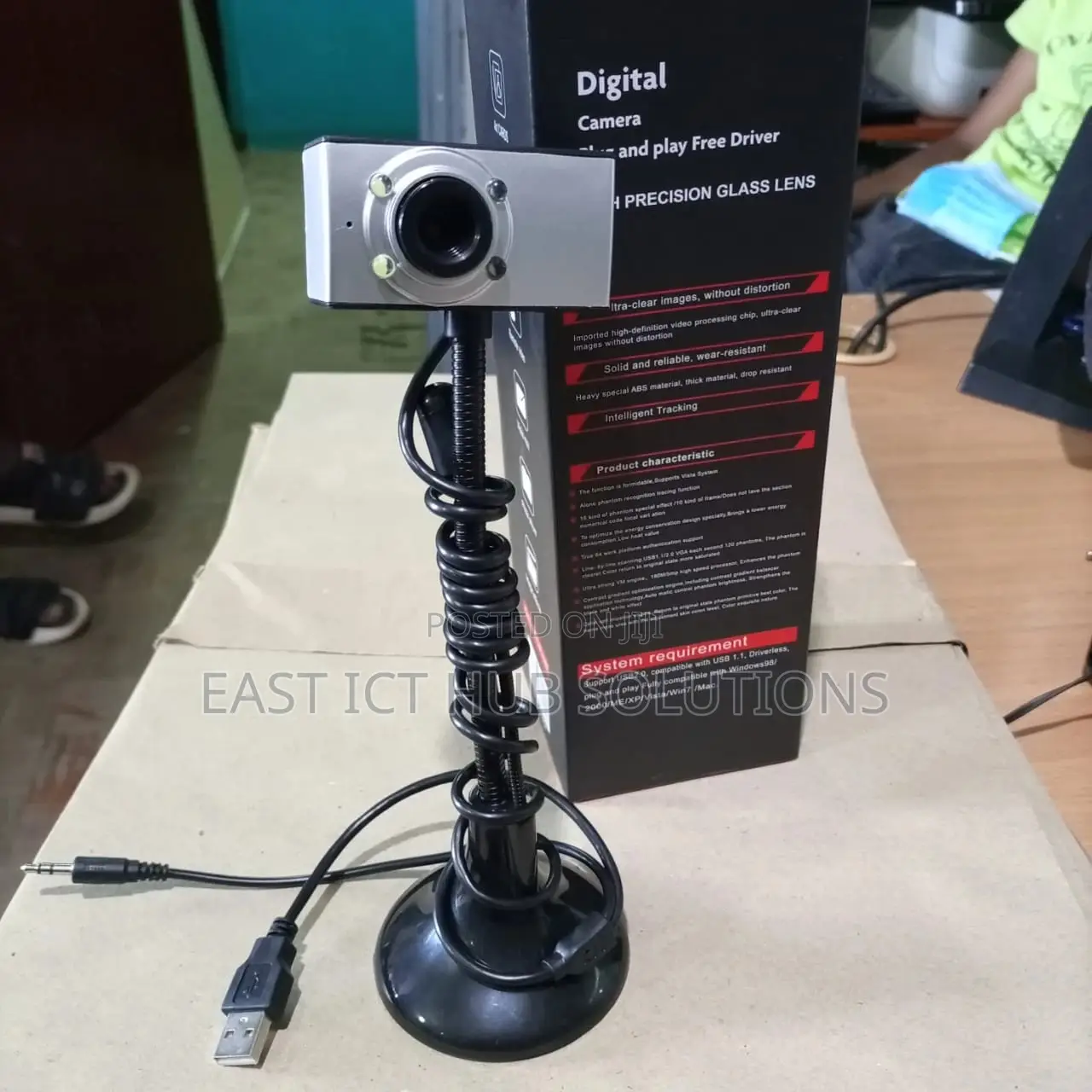 Premium Webcam With Mic And Flash