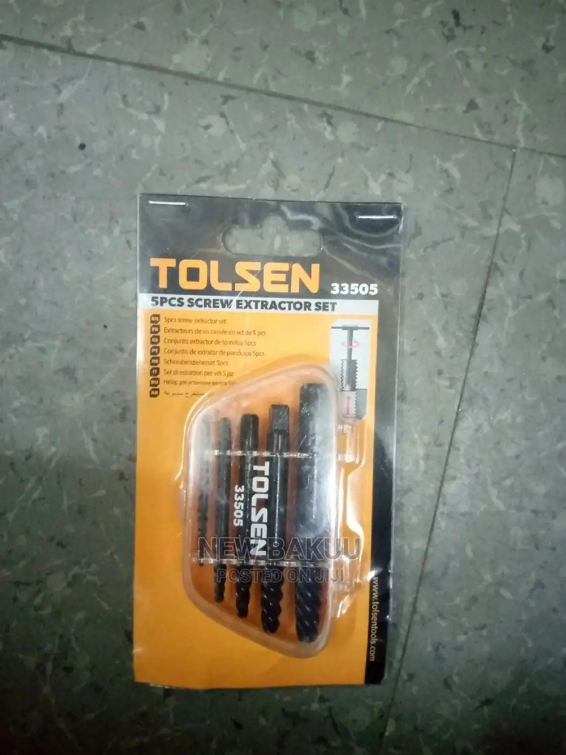5pc Screw Extractor Set