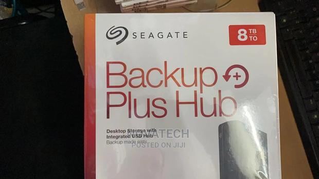 8TB Seagate HDD Hard Drive Back Up Plus Hub