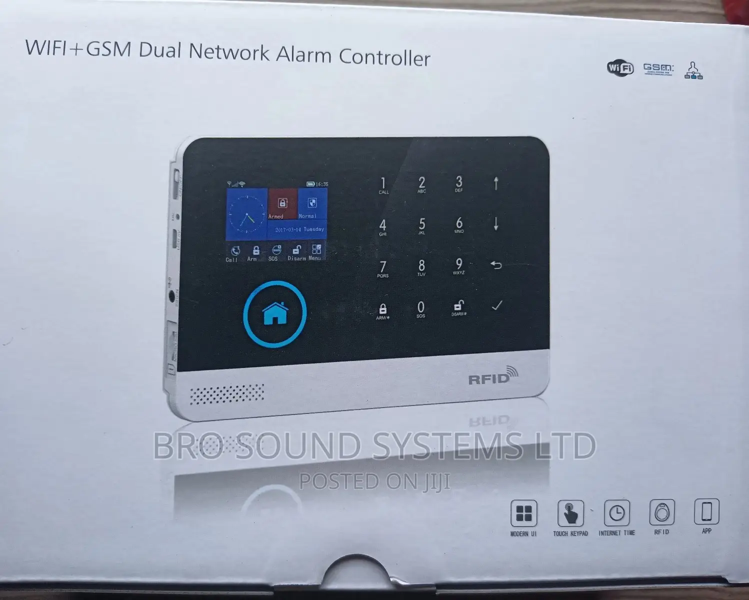 Smart Home Security Alarm System Gsm / Wi-fi / Tuya / Alexa