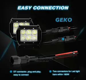 LED Lights Wiring Harness for 1 or for 2 Lights Available