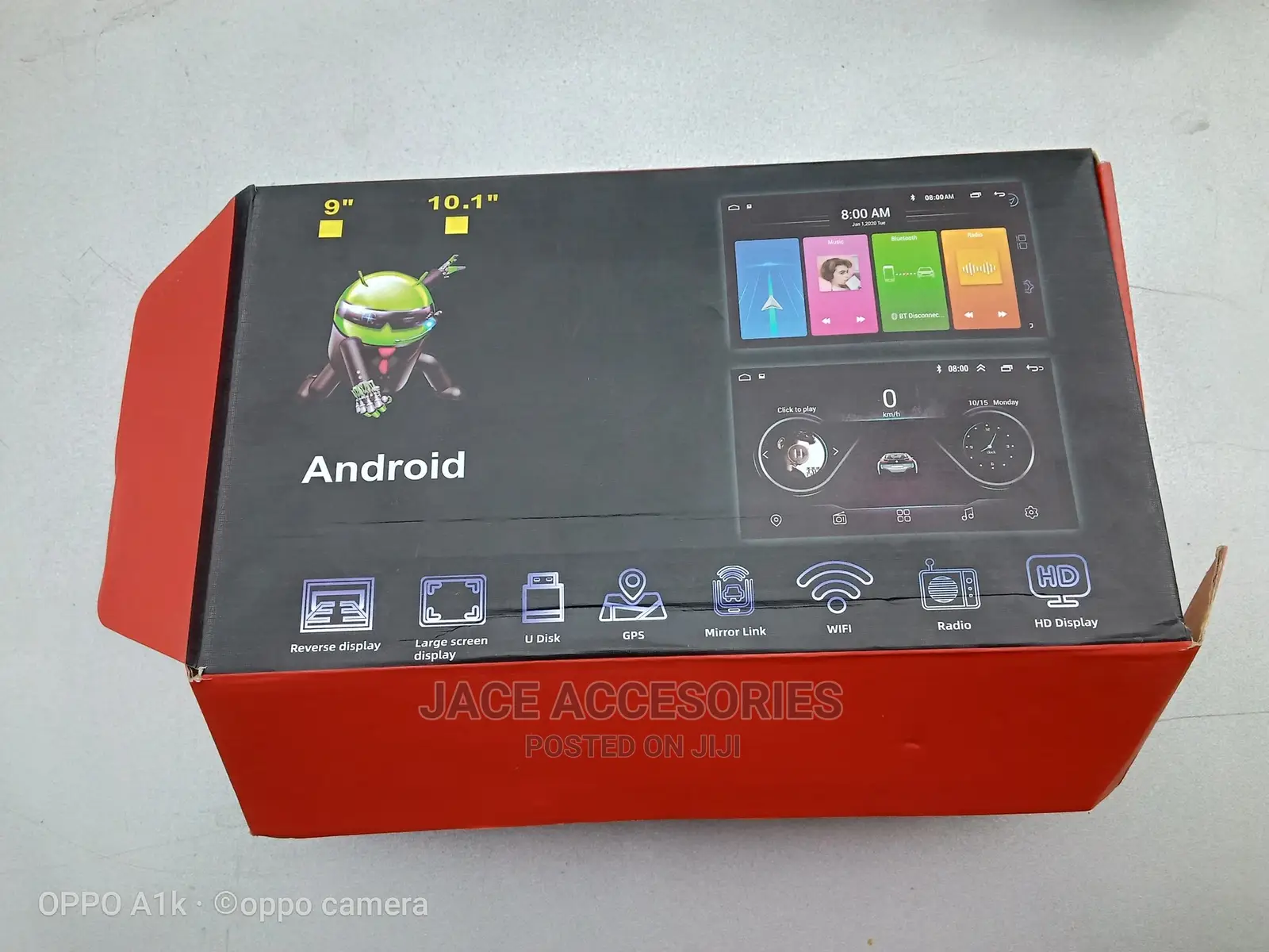 Car Android Radio 9 Inch With Free 12 Led Hd Reverse Camera