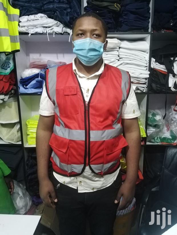 Red Reflective Vests - main view